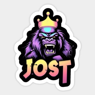 Crazy Cool Monkey Sticker